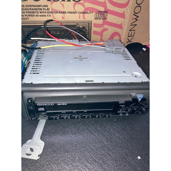 KENWOOD KDC-1011S CD RECEIVER *CLASSIC* With Box Untested - Picture 4 of 9